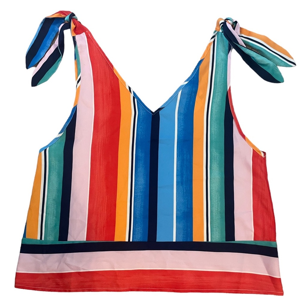 Merle Norman Multicolor Striped Camisole - Picture 3 of 7
